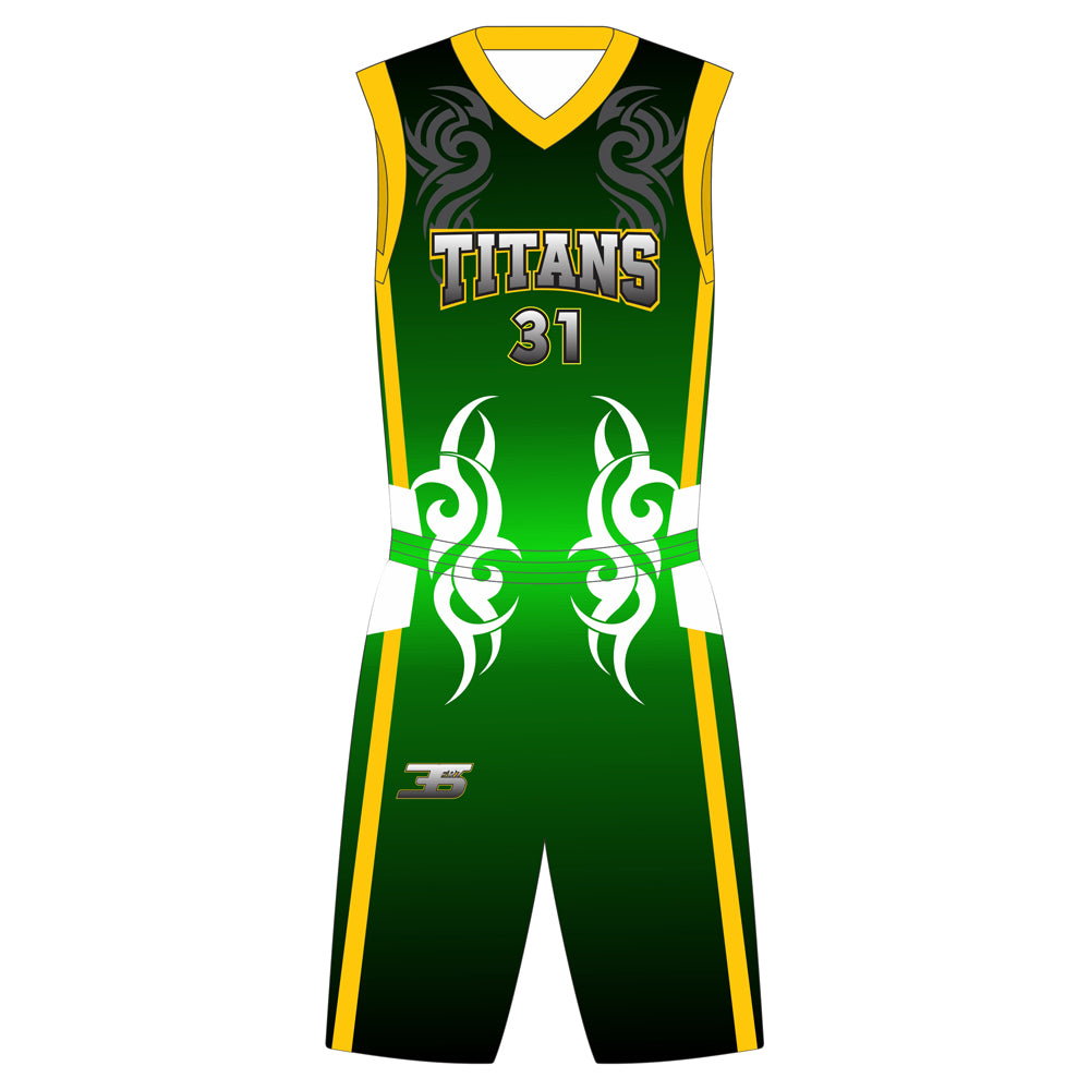 Basketball Uniform Sublimated