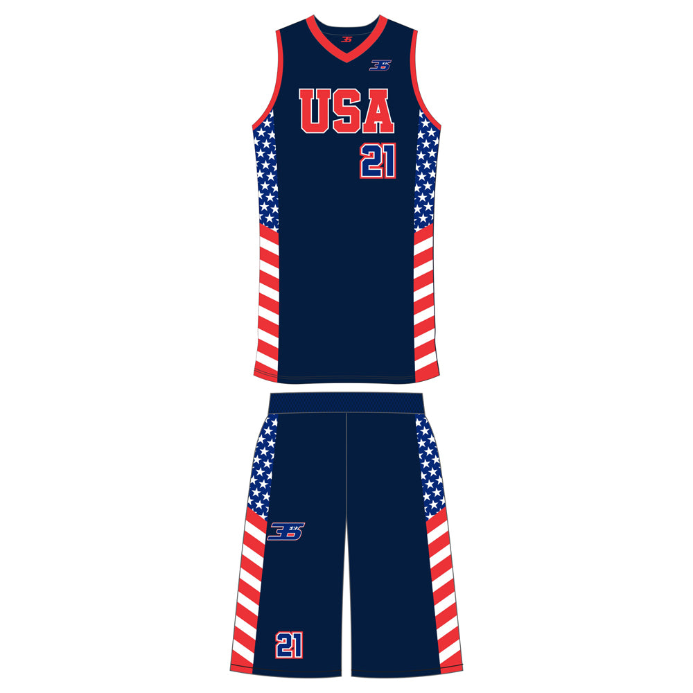 Basketball Uniform Sublimated