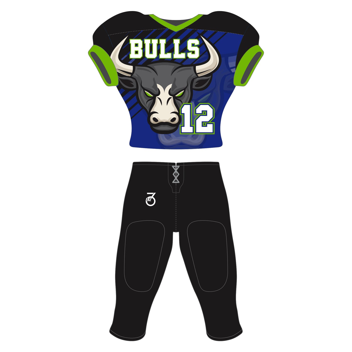 American Football Uniform Sublimated