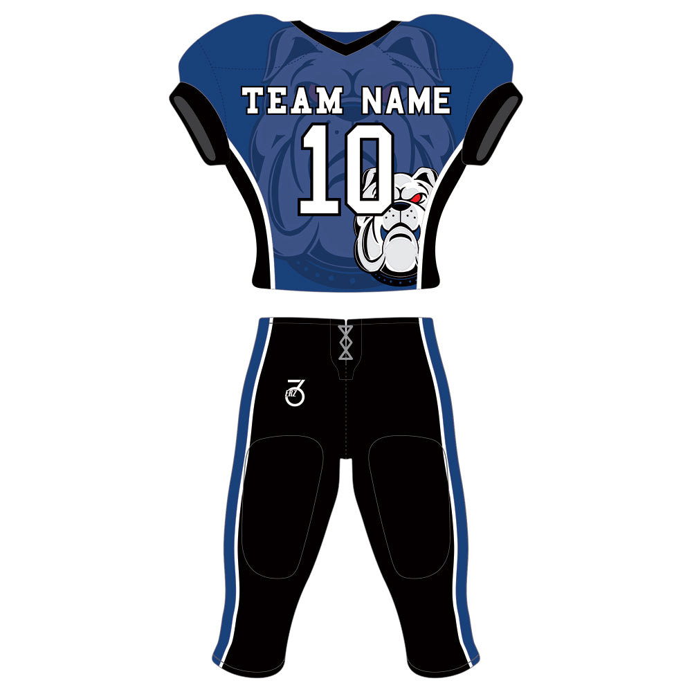 American Football Uniform Sublimated