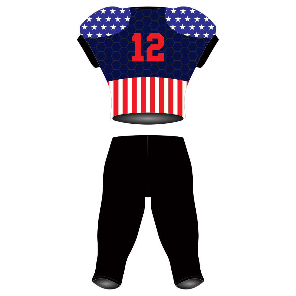 American Football Uniform Sublimated