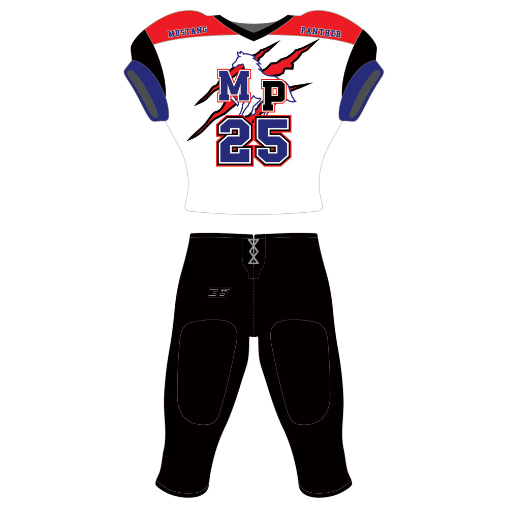 American Football Uniform Sublimated