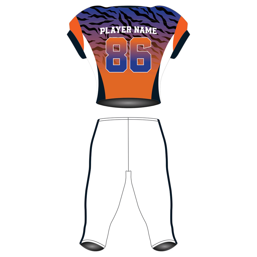 American Football Uniform Sublimated