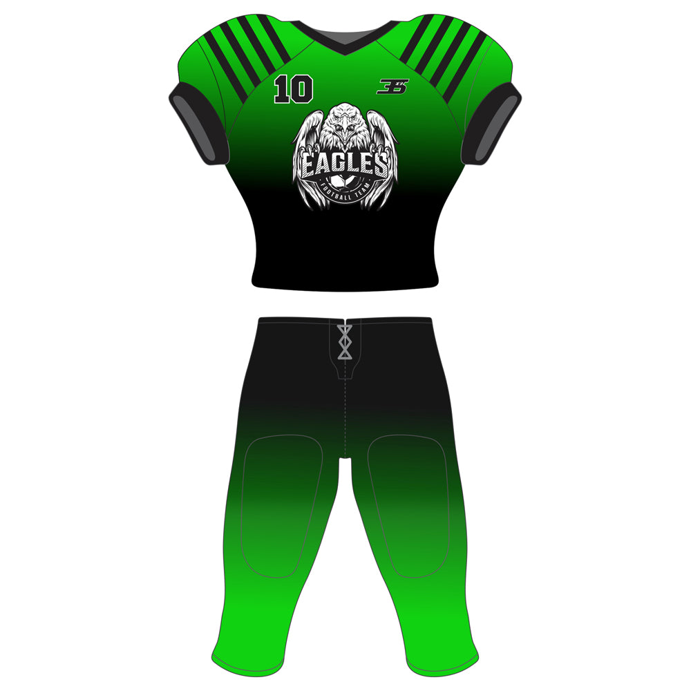 American Football Uniform Sublimated