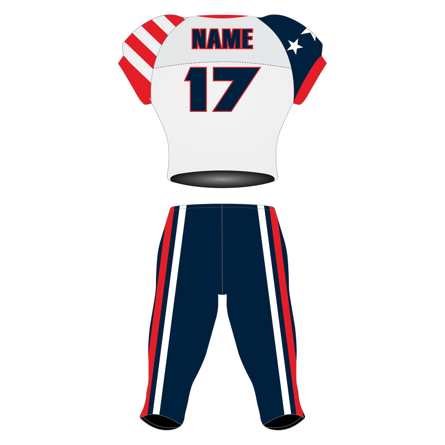 American Football Uniform Sublimated