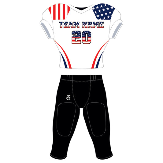 American Football Uniform Sublimated