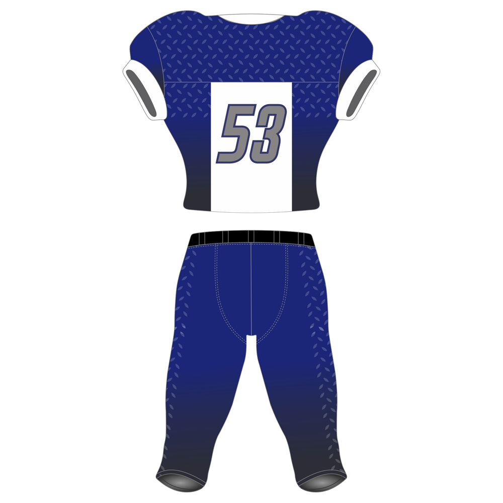 American Football Uniform Sublimated