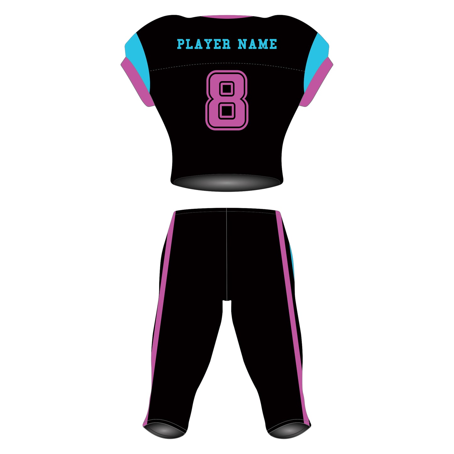 American Football Uniform Sublimated