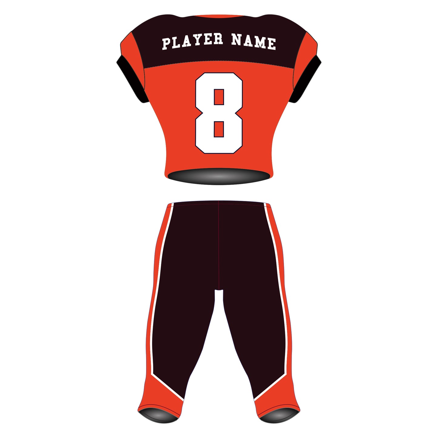 American Football Uniform Sublimated